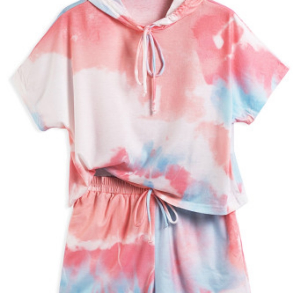 2 piece tie dye